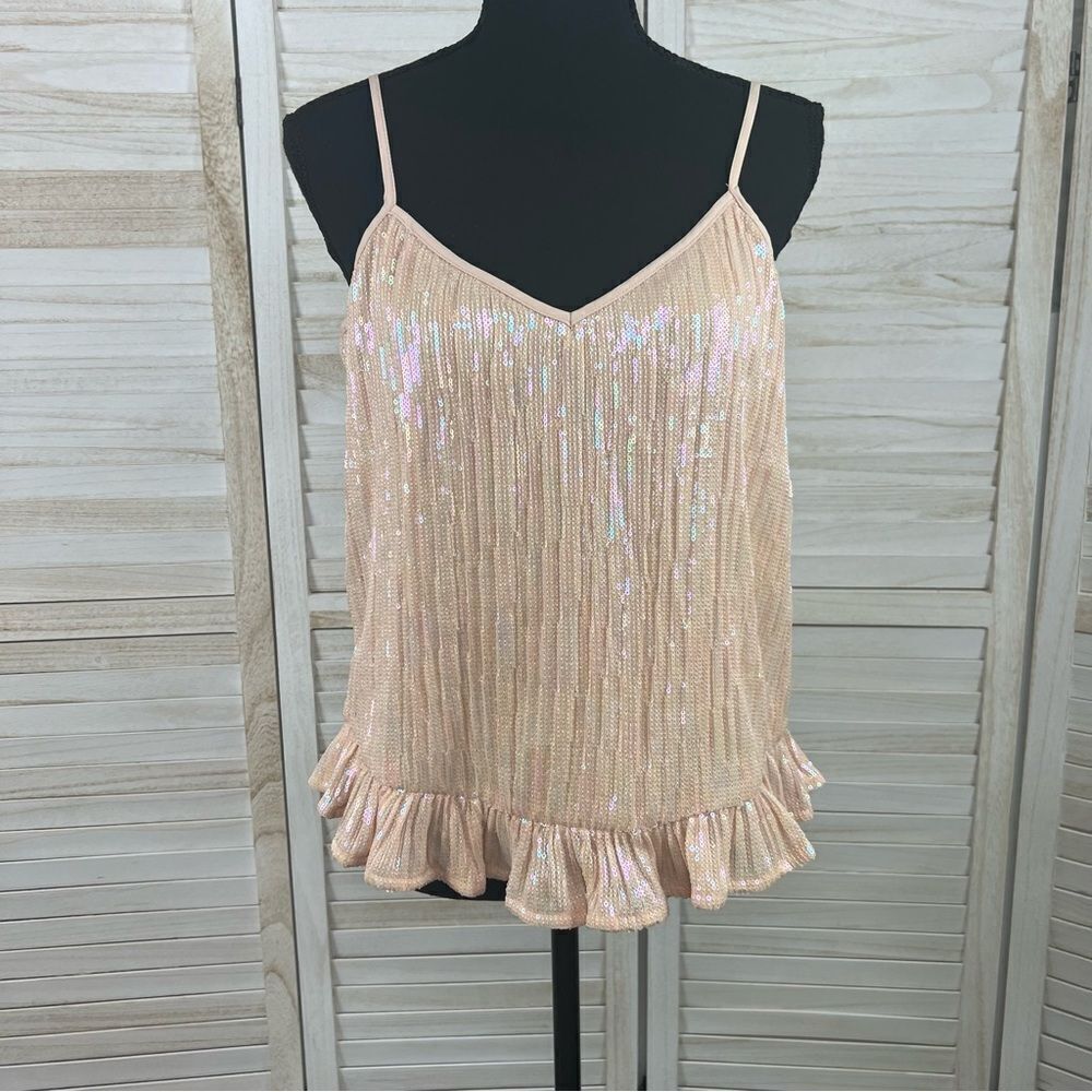 Anthropologie Amelie Sequin Tank Cami Top 4 - Picture 2 of 14